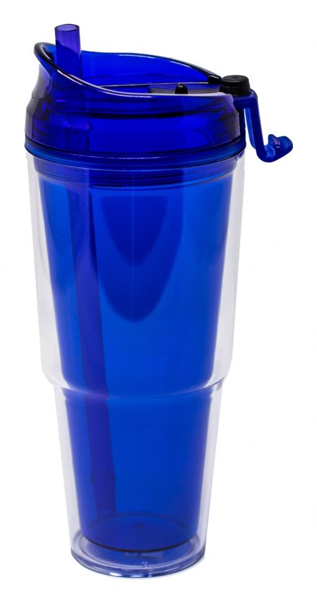 Ultramarine Dual Sonic Weld Tumbler with lid and straw