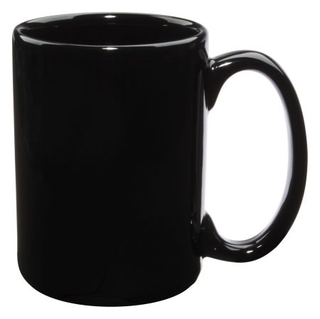 Black El Grande 15oz mug with handle