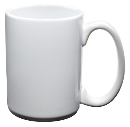 White El Grande 15oz mug with handle