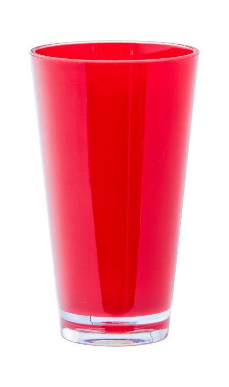 Red Mixer 16oz plastic tumbler