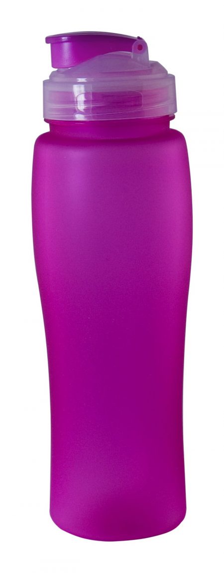 Magenta Neon 23oz plastic bottle with flip lid
