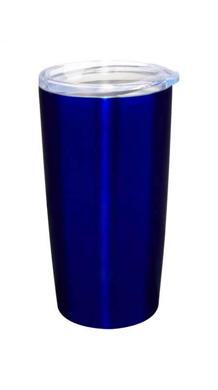 Pro20: 20oz Vacuum Insulated blue tumbler with lid