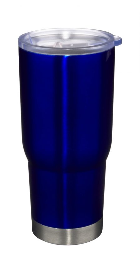 Pro22: 22oz Vacuum Insulated blue tumbler with lid