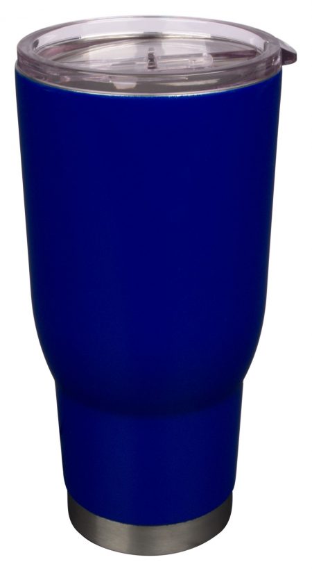 32oz ultramarine Vacuum Insulated and Powder Coated tumbler with lid