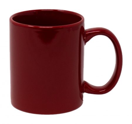 Red Three Finger C-Handle 11oz Mug