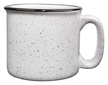 White 15oz western vintage mug with handle